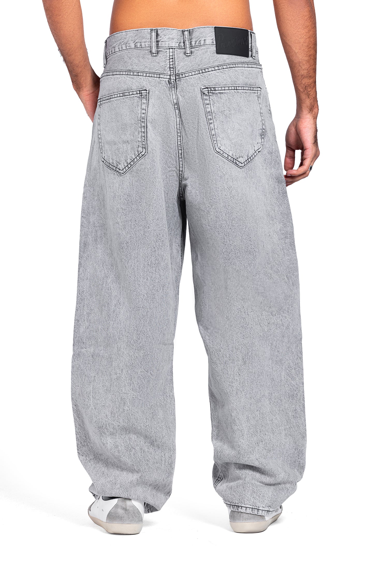 Real bagy in light grey