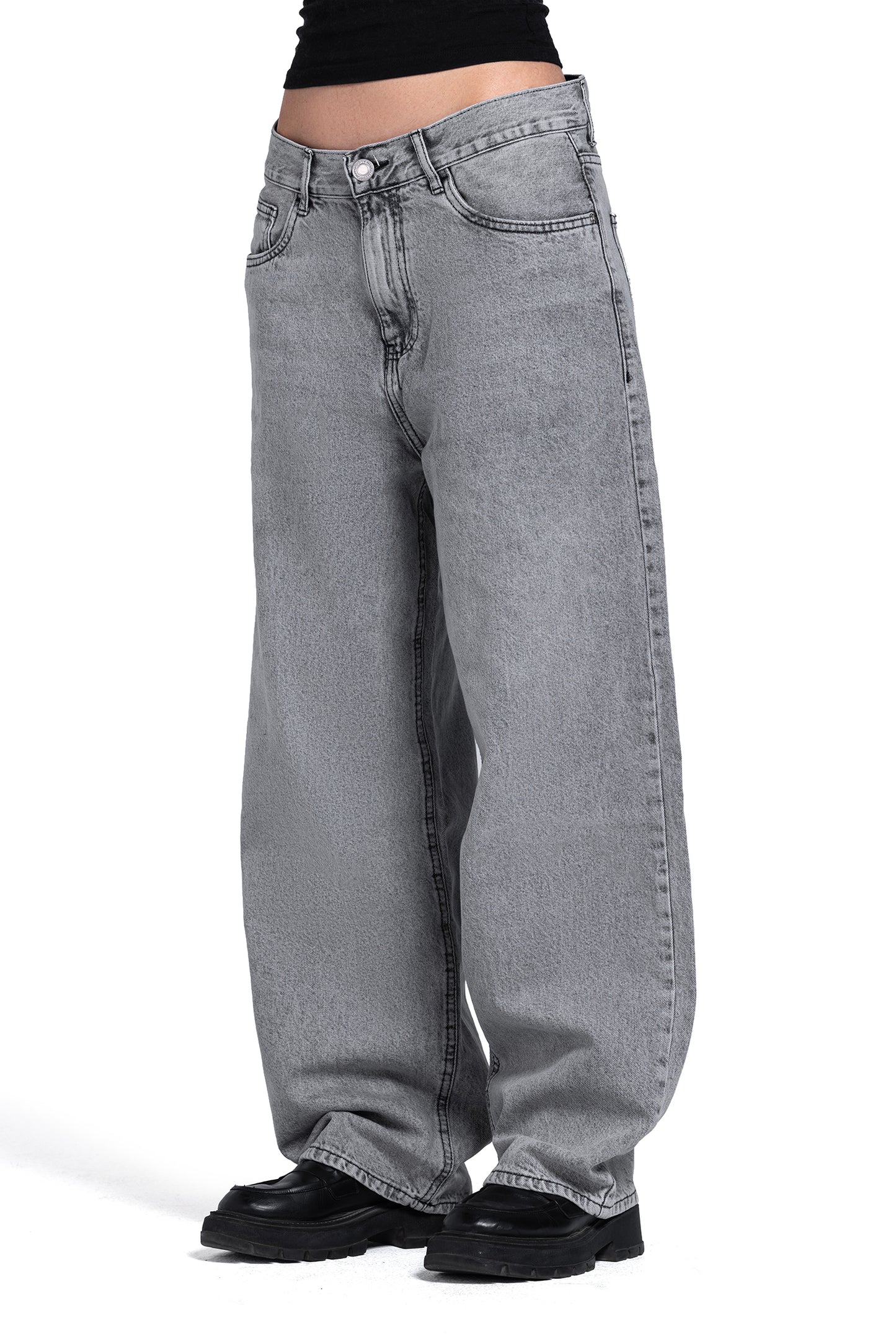 Real bagy in light grey