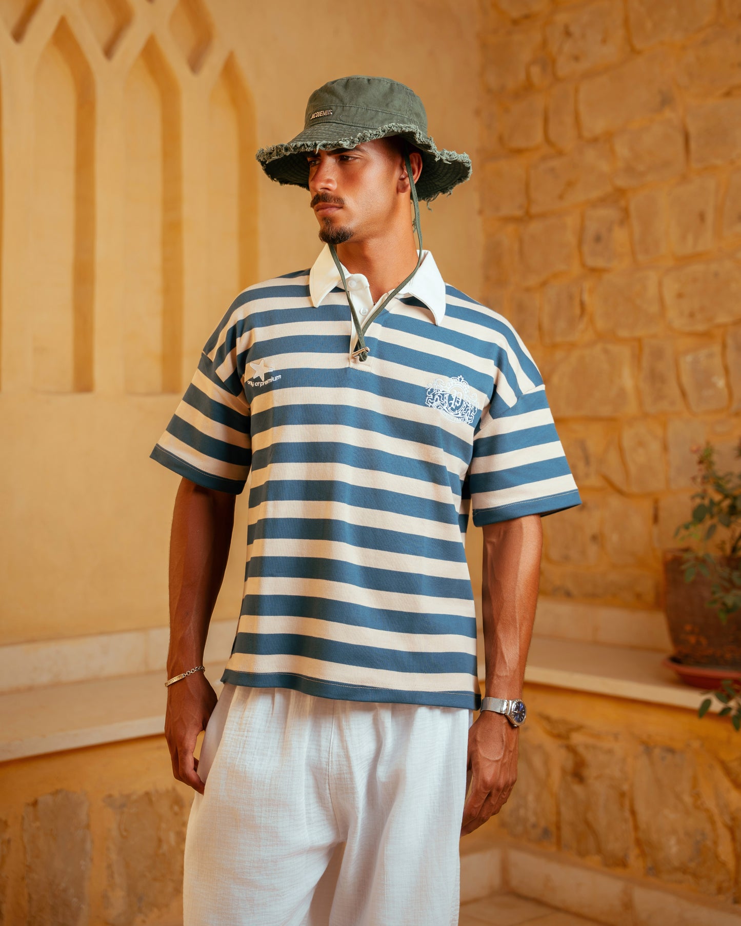 STRIPED POLO