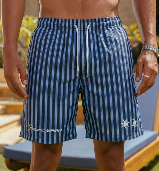 STRIPED SWIMSHORT