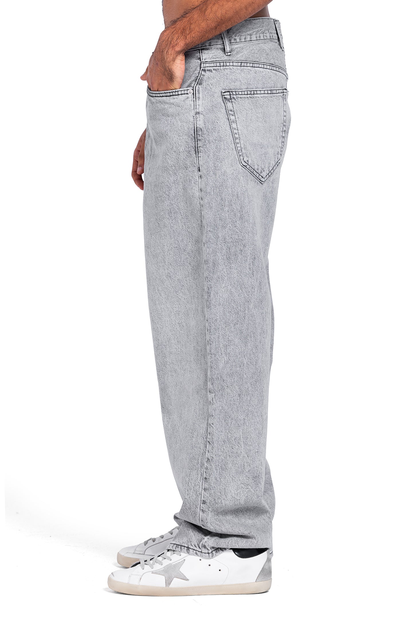 Real bagy in light grey