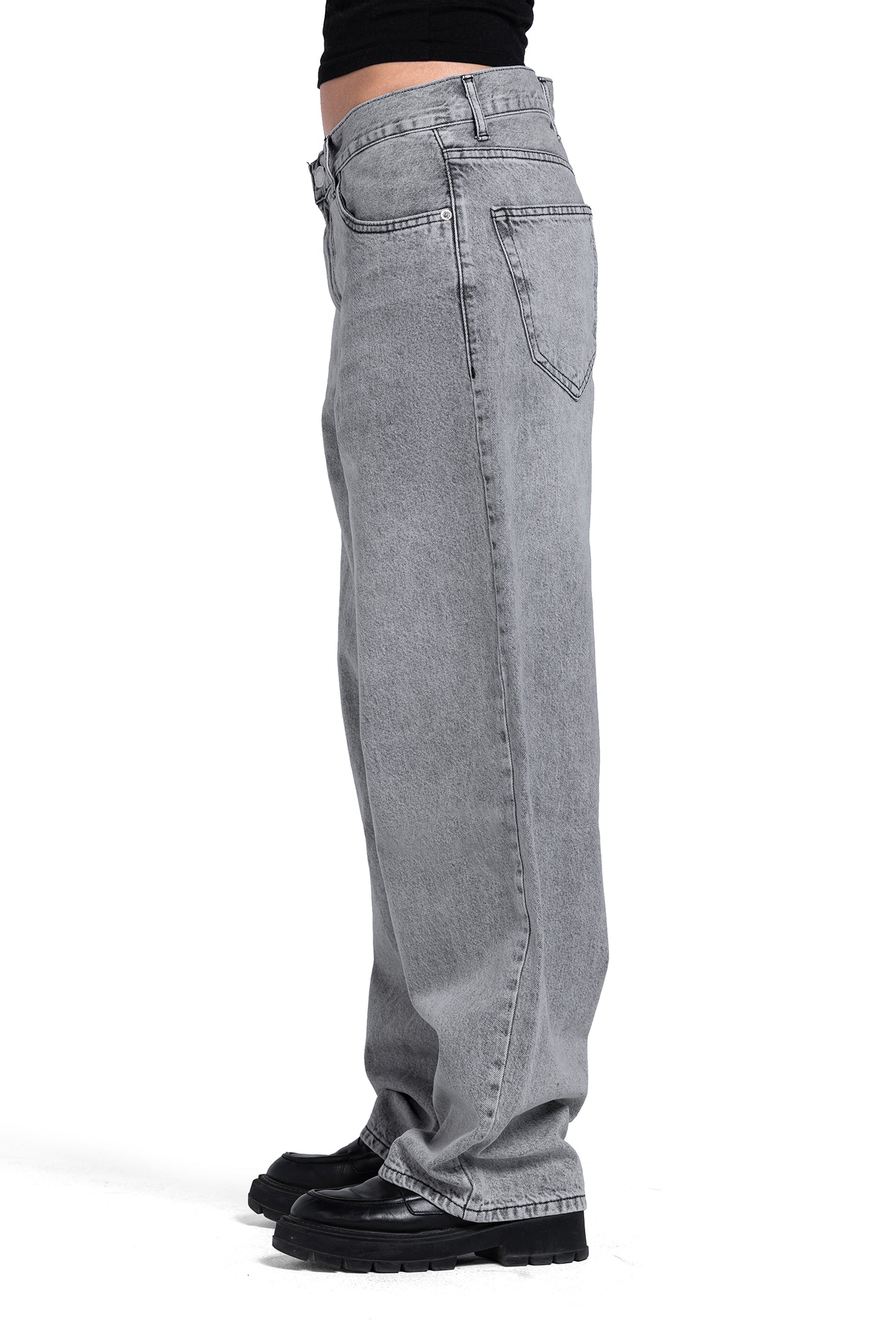 Real bagy in light grey