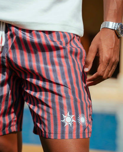 STRIPED SWIMSHORT