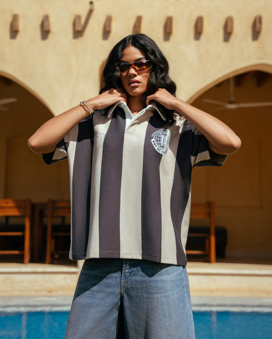 STRIPED POLO