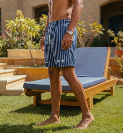 STRIPED SWIMSHORT