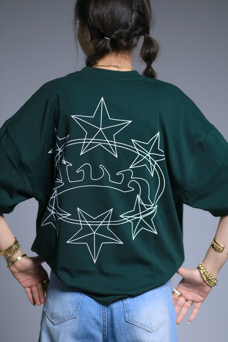 WHITE STARS T-SHIRT