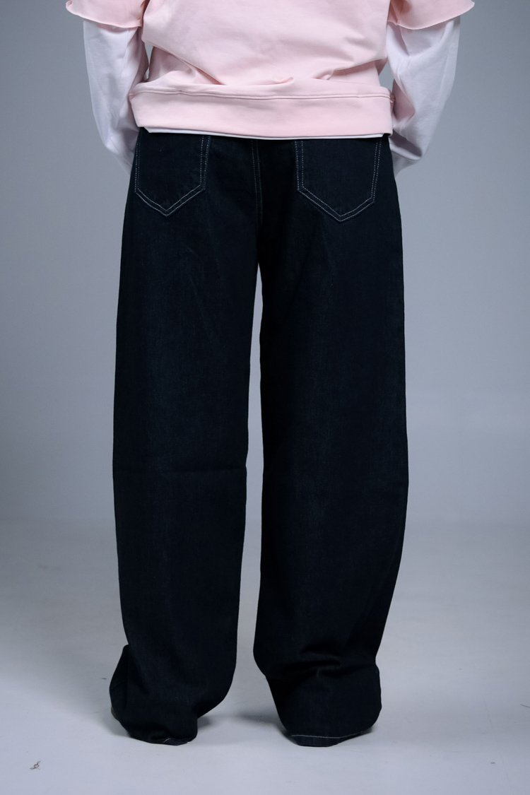 REAL BAGGY IN BLUE BLACK	