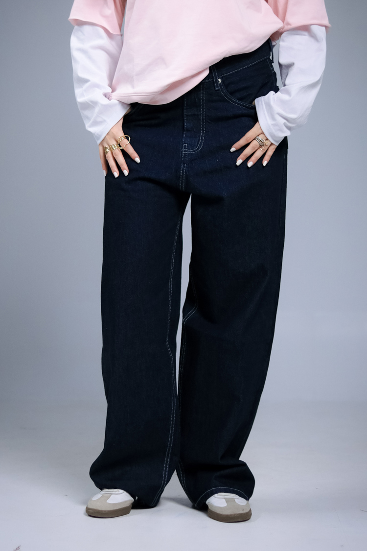 REAL BAGGY IN BLUE BLACK	