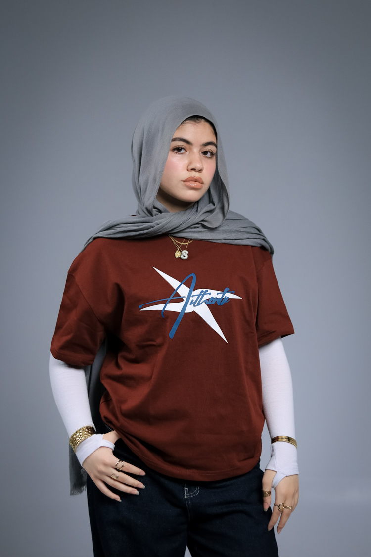 THE LAZY CLUB BURGUNDY T-SHIRT