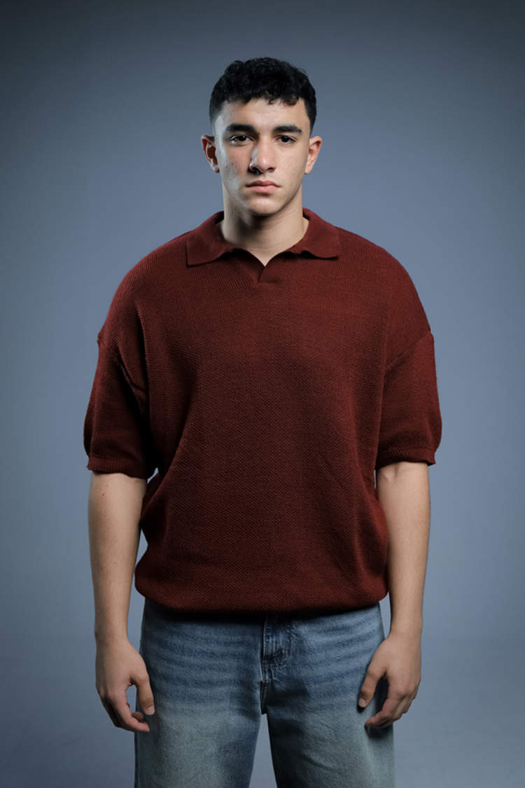      KNITTED POLO