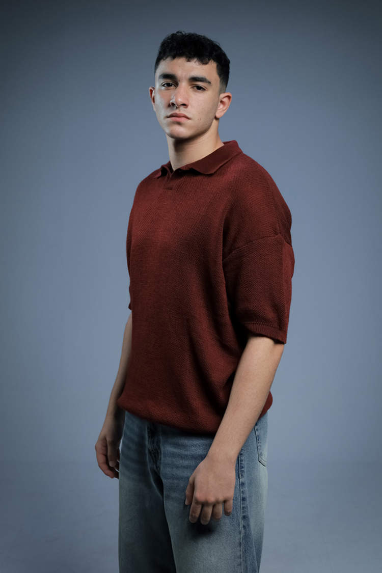      KNITTED POLO