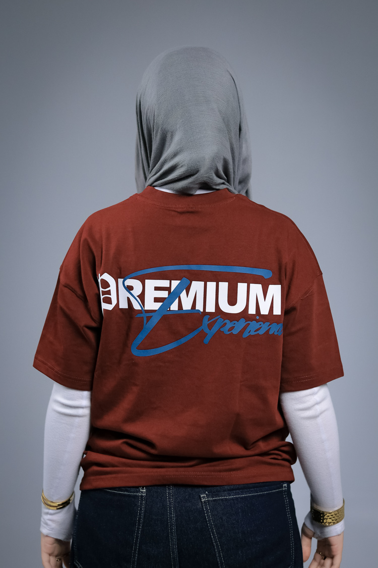 THE LAZY CLUB BURGUNDY T-SHIRT